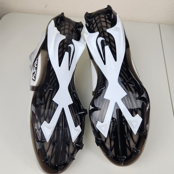 New Nike Alpha Menace Elite 3 Ghost White Football Cleats  CT6648-101 Mens Sz 16 - Picture 12 of 12